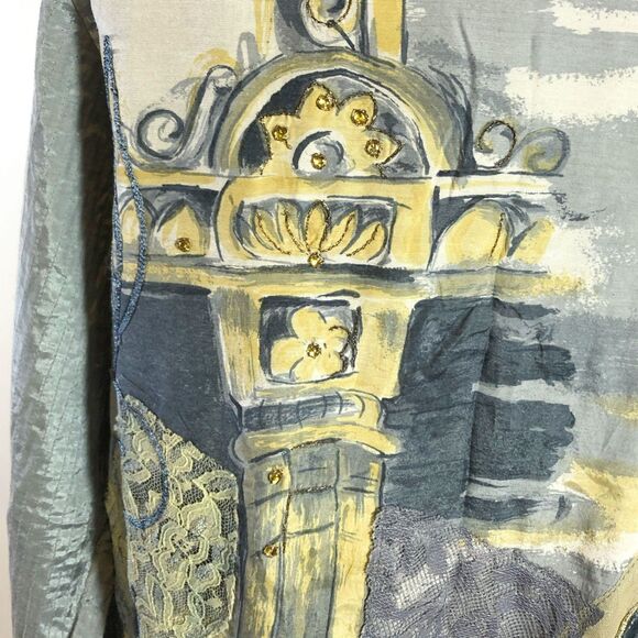 Drapers Damons Gray Scene Jacket Medium - Picture 6 of 8